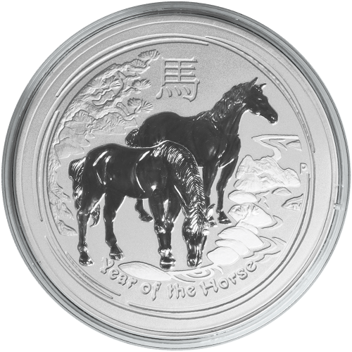 Buy 10 kg 2014 Year of the Horse Silver Coins | Silver Gold Bull