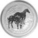 Pièce 10 kilos d'argent Année lunaire du Cheval 2014 | Monnaie de Perth