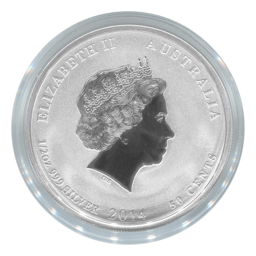 1/2 oz 2014 Lunar Year of the Horse Coloured Silver Coin | Perth Mint