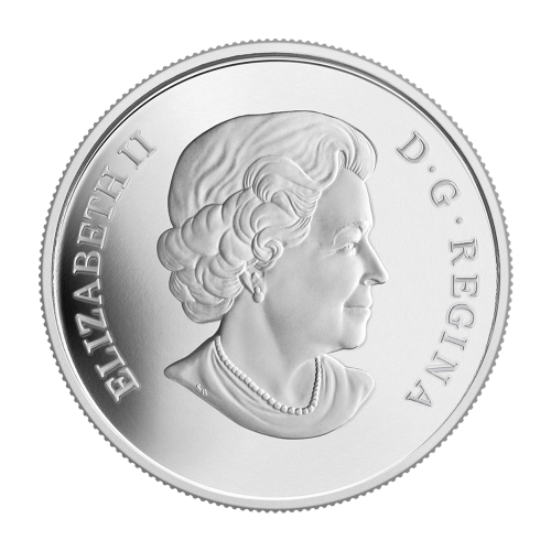 1 oz 2014 Water Lily and Venetian Glass Frog Silver Coin