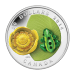 1 oz 2014 Water Lily and Venetian Glass Frog Silver Coin