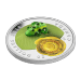 1 oz 2014 Water Lily and Venetian Glass Frog Silver Coin