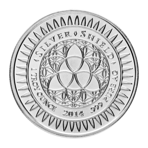 1 oz 2014 Silver Shield | Silver Bull Round