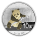 Pièce 1 once d'argent doré Panda chinois | Monnaie chinoise