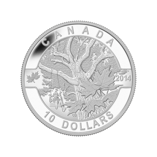 1/2 oz 2014 O Canada Series: Down by the Old Maple Tree Silver Coin | Royal Canadian Mint