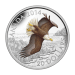 1 oz 2014 Soaring Bald Eagle Coloured Silver Coin