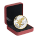1 oz 2014 Perched Bald Eagle Gilded Silver Coin