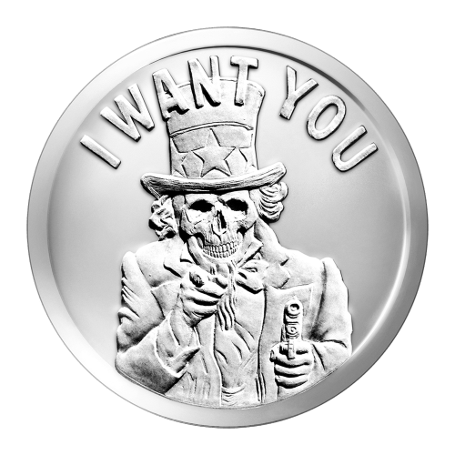 1 oz 2014 Slave Uncle Silver Round
