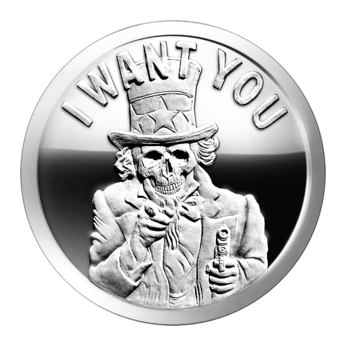 1 oz 2014 Slave Uncle Silver Proof-like Round