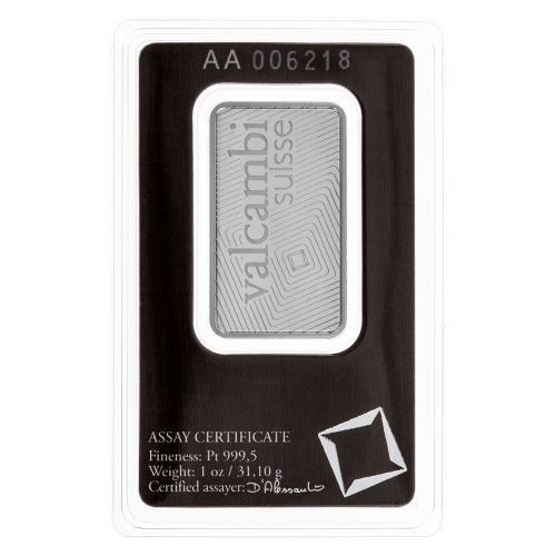 Buy 1 oz Valcambi Platinum Wafer Bars | Silver Gold Bull US