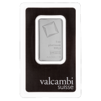 Valcambi Platinum Bars