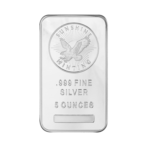5 oz Silver Bar | Sunshine Minting