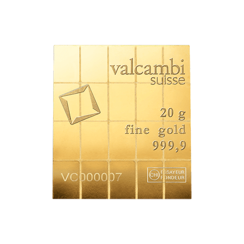 20 grammes (20 x 1 g) Lingot CombiBar en or | Valcambi