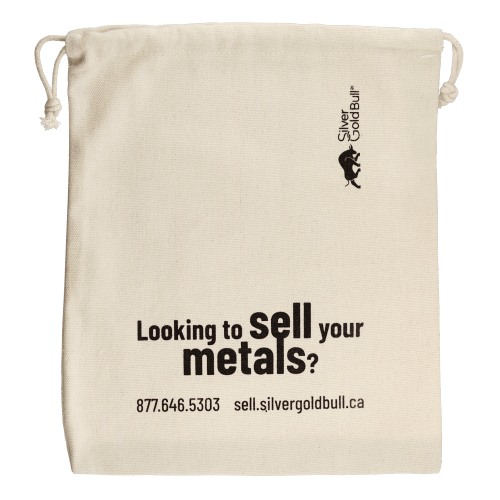100% Cotton Large Bullion Bag