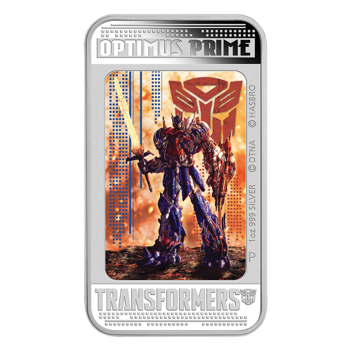 Pièce 1 once d'argent Épreuve numismatique Transformers : L'âge de l'extinction - Optimus Prime 2014 | Monnaie de Perth