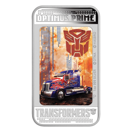 Pièce 1 once d'argent Épreuve numismatique Transformers : L'âge de l'extinction - Optimus Prime 2014 | Monnaie de Perth