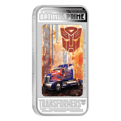 Pièce 1 once d'argent Épreuve numismatique Transformers : L'âge de l'extinction - Optimus Prime 2014 | Monnaie de Perth