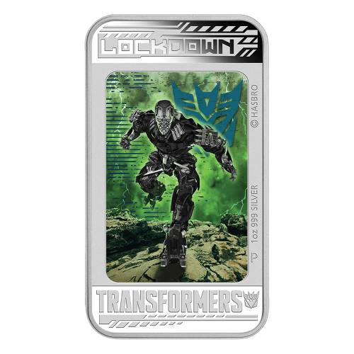 1 oz 2014 Transformers: Age of Extinction - Lockdown Silver Proof Coin | Perth Mint