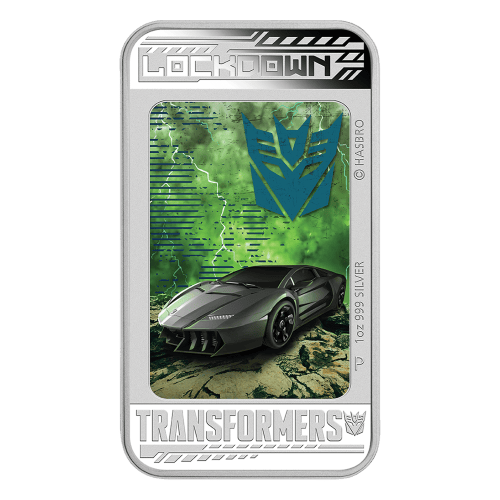 1 oz 2014 Transformers: Age of Extinction - Lockdown Silver Proof Coin | Perth Mint