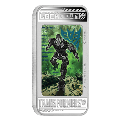 1 oz 2014 Transformers: Age of Extinction - Lockdown Silver Proof Coin | Perth Mint