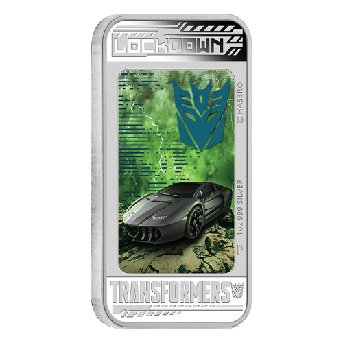 1 oz 2014 Transformers: Age of Extinction - Lockdown Silver Proof Coin | Perth Mint