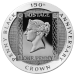 Pièce 5 onces d'argent « gem » épreuve numismatique Isle of Man Silver Penny Black NGC 1990