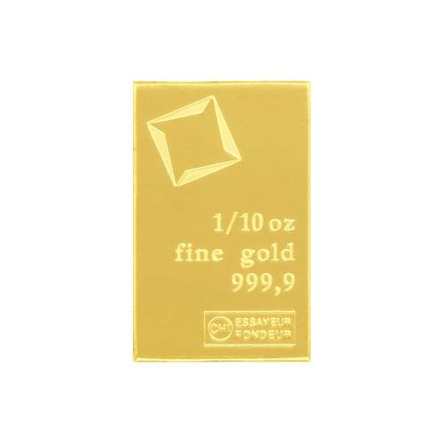 1/10 oz Valcambi Gold CombiBar Piece | Valcambi Suisse