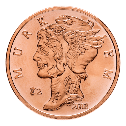 1 oz Zombucks Murk Diem Copper Round | Elemetal Mint | Silver Gold