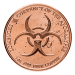 1 oz Zombucks Murk Diem Copper Round | Elemetal Mint