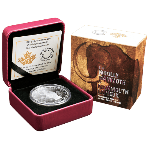 1 oz 2014 Woolly Mammoth Silver Coin