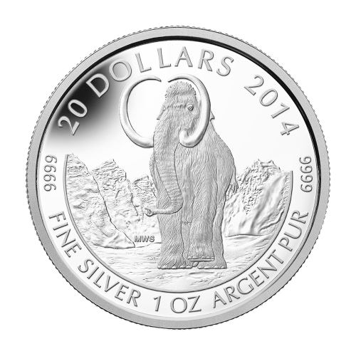 1 oz 2014 Woolly Mammoth NGC PF-70 (ER) Silver Coin | Silver Gold