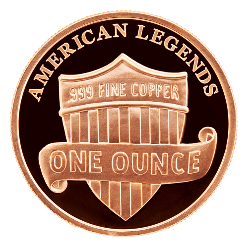 1 oz American Legends Abraham Lincoln Copper Round | Elemetal Mint