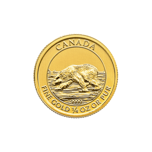 Proof Set of Canadian Polar Bear Gold and Silver Coins