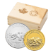 Proof Set of Canadian Polar Bear Gold and Silver Coins