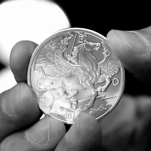 1 oz 2014 Pegasus Silver Round