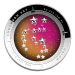 1 oz 2014 Southern Sky Orion Domed Silver Proof Coin