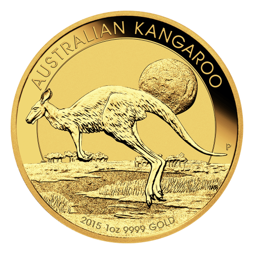 1 oz 2015 Australian Kangaroo Nugget Gold Coin | Perth Mint