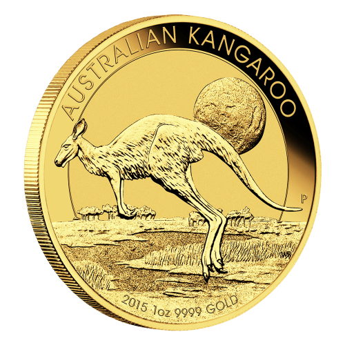 1 oz 2015 Australian Kangaroo Nugget Gold Coin | Perth Mint