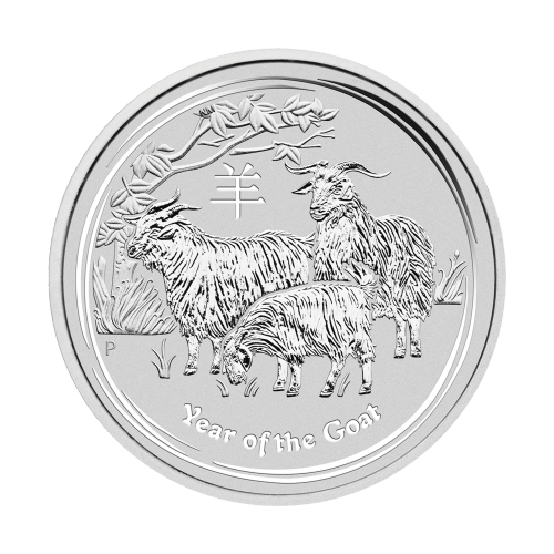 Buy 1/2 oz 2015 Year of the Goat Silver Coins | Silver Gold Bull
