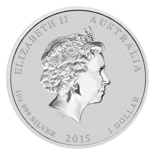 Pièce 1 once d'argent Lunaire Année de la Chèvre 2015 | Monnaie de Perth