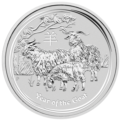Buy 5 oz 2015 Year of the Goat Silver Coins | Silver Gold Bull US