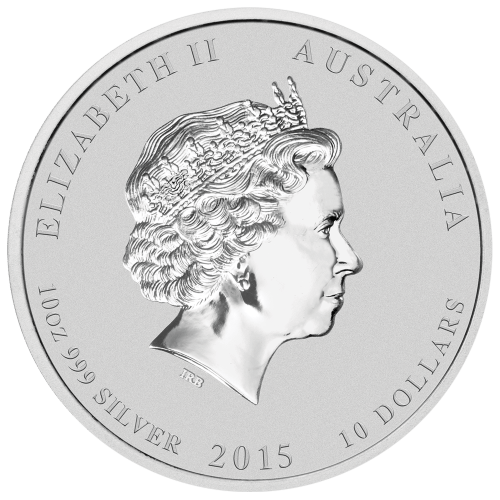 Pièce 10 onces d'argent Lunaire Année de la Chèvre 2015 | Monnaie de Perth