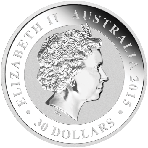 Pièce 1 kilo d'argent Kookaburra australien 2015 | Monnaie de Perth