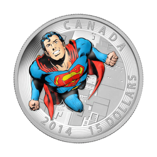 3/4 oz 2014 Superman™ Comic Book Covers: Action Comics #419 Silver Coin | Royal Canadian Mint