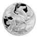 Ronde 1 once d'argent épreuve numismatique Pégase 2014