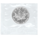Pièce 1 once d'argent Feuille d'érable canadienne Emballage Flex 1999