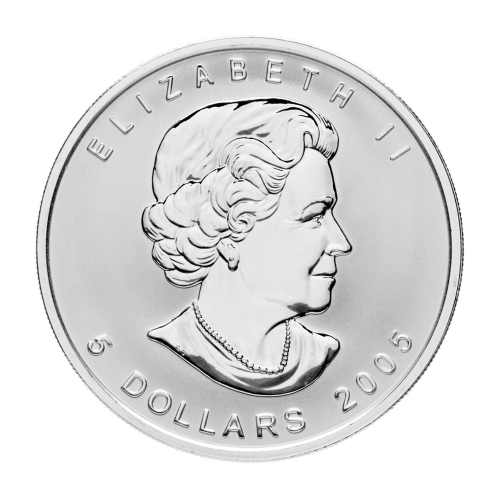 1 oz 2005 Canadian Maple Leaf Year of the Rooster Privy Silver Coin | Royal Canadian Mint