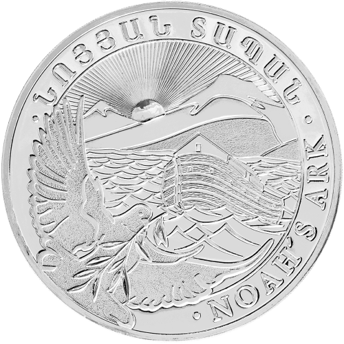 Pièce 1 kilo d'argent Arche de Noé Arménie 2014