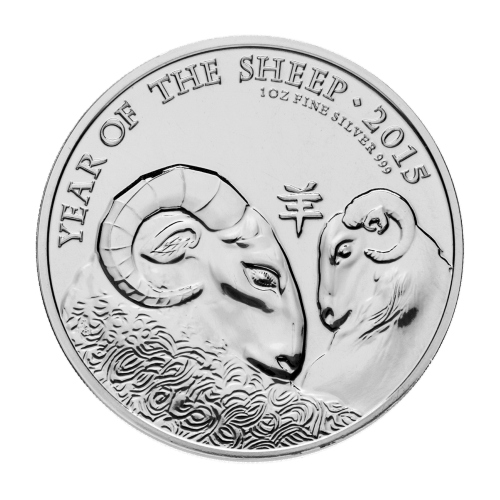 Buy Year of the Sheep Royal Mint Silver Coins | Silver Gold Bull