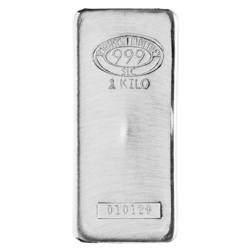 1 kilo Silver Bar | Johnson Matthey